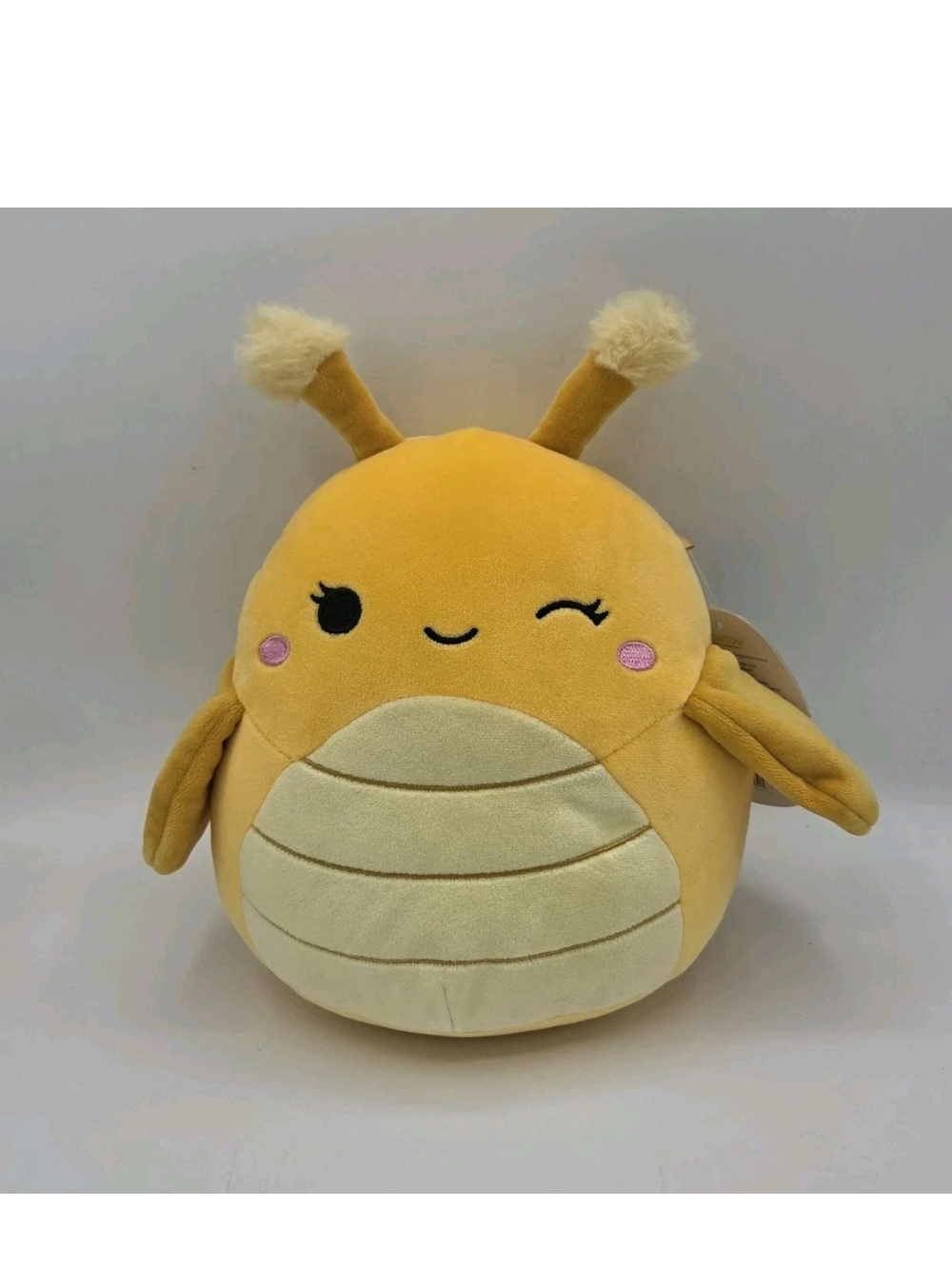 Squishmallows Greer The Yellow Grasshopper Small 8 inch Soft Plush Toy - New
